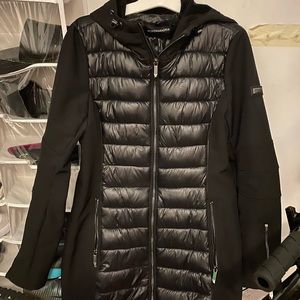 Black casual coat